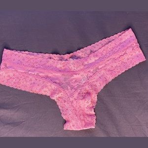 5 for 25 | New Small Pink Lace Cheeky Thong Victoria’s Secret Panty
